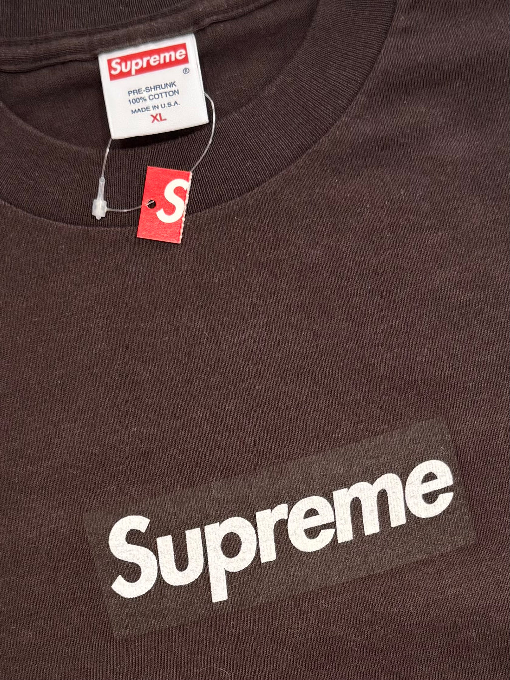 Supreme Brown Tonal Box Logo Tee 2003