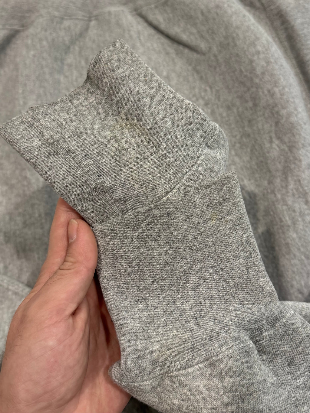 Supreme Orange/Grey Box Logo Crewneck 1995