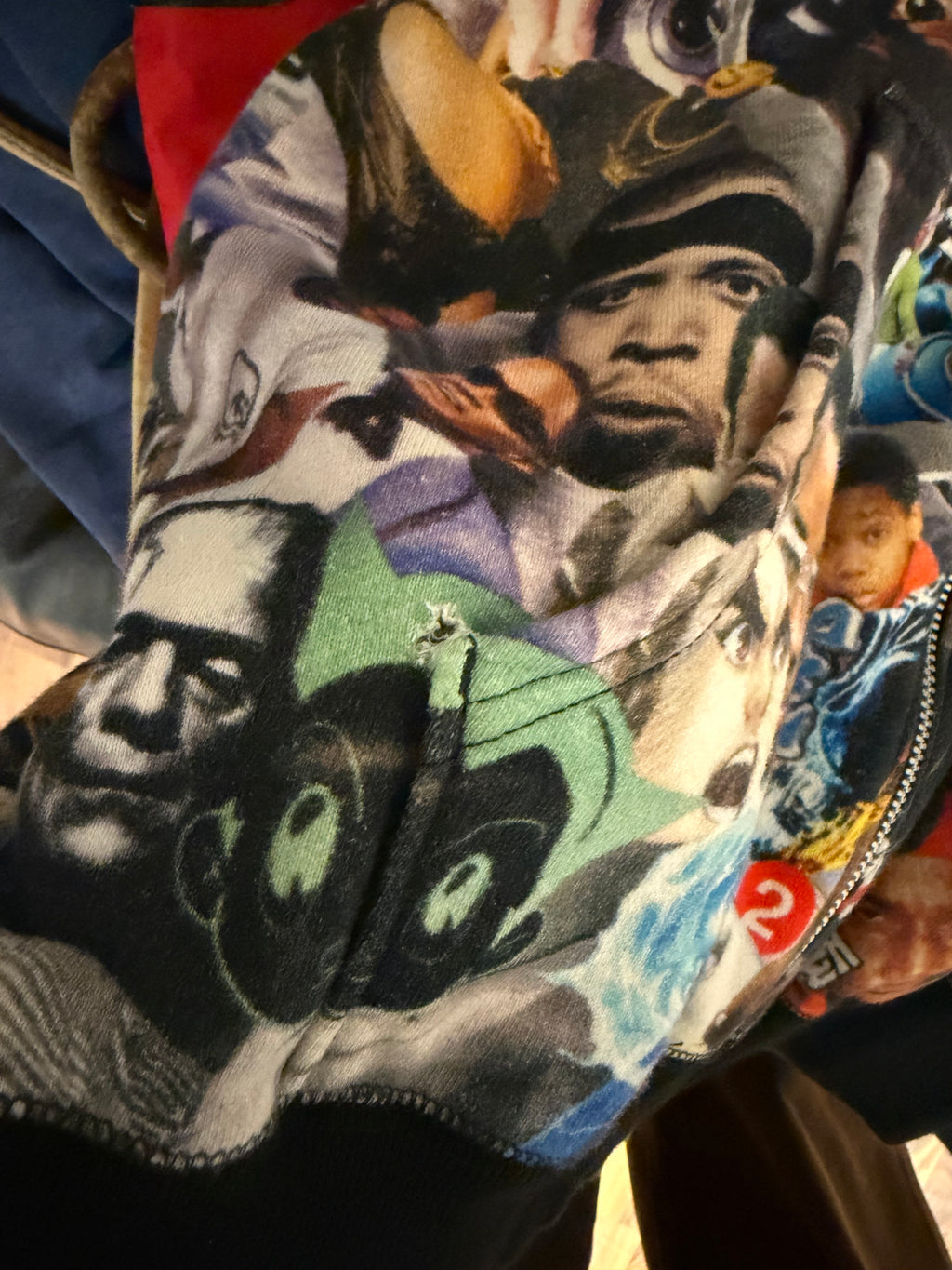 Supreme Phase 2 Collage Zip Up Hoodie 2006