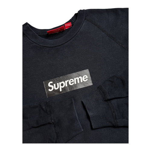 Supreme Black Screenprint Box Logo Crewneck 2007