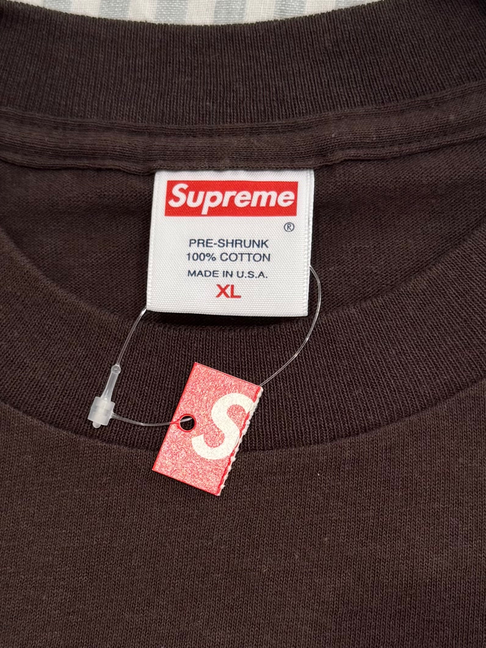 Supreme Brown Tonal Box Logo Tee 2003