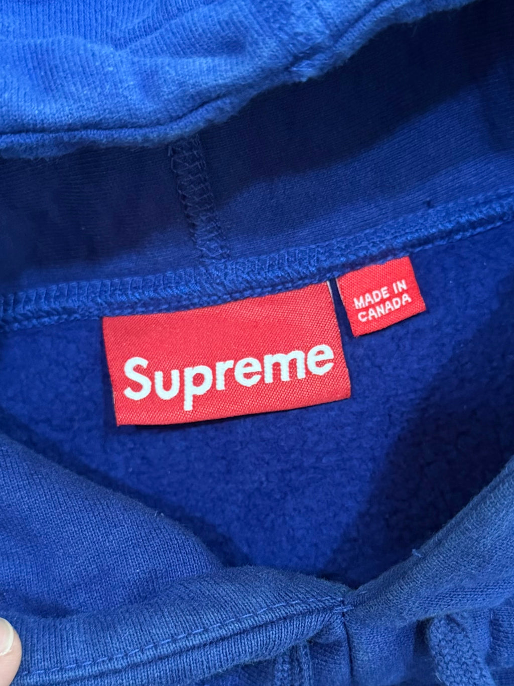 Supreme Royal Box Logo Hoodie 2008