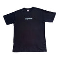 Supreme Navy Tonal Box Logo Tee 2003