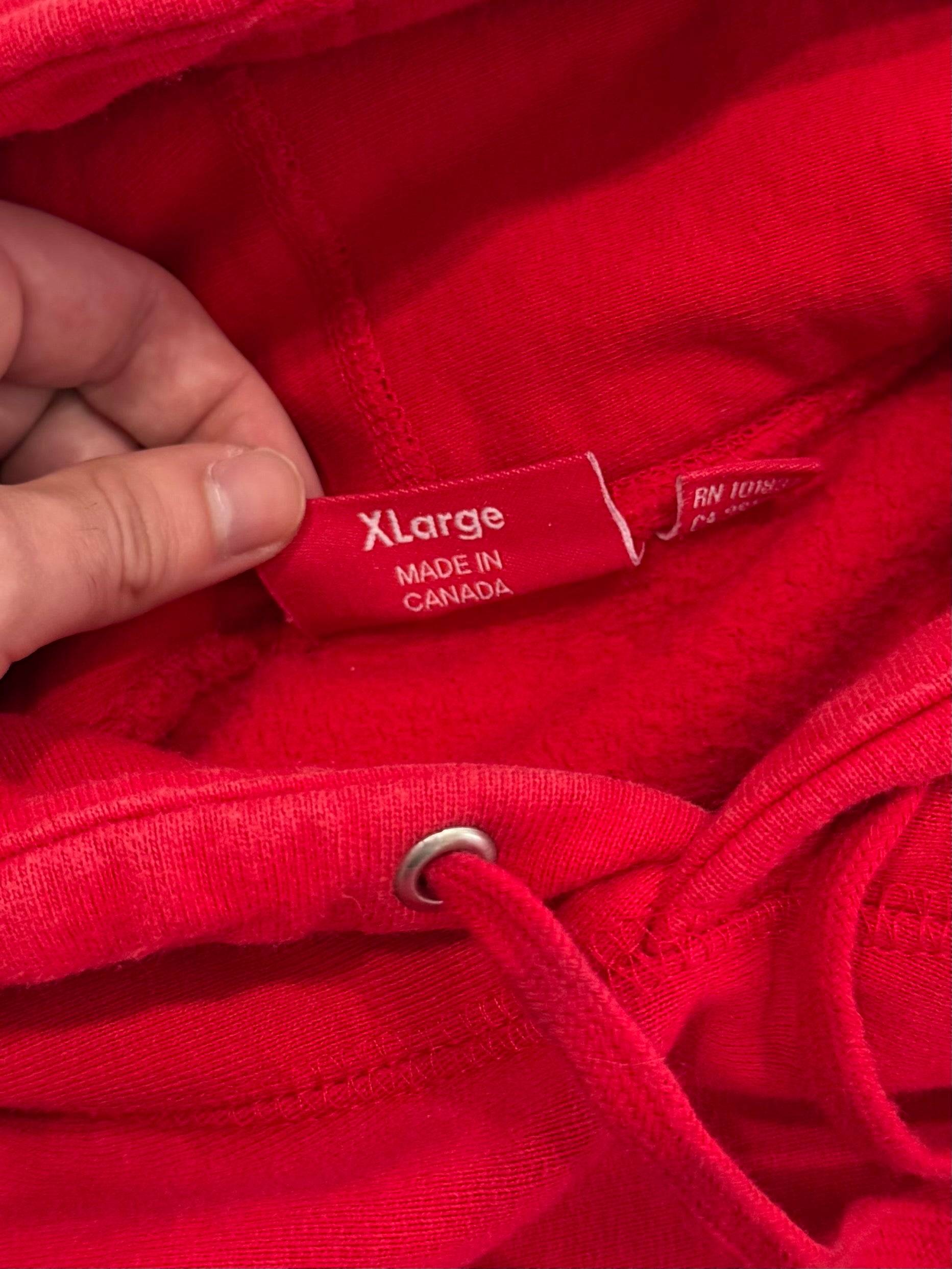 Supreme Red Box Logo Hoodie 2017