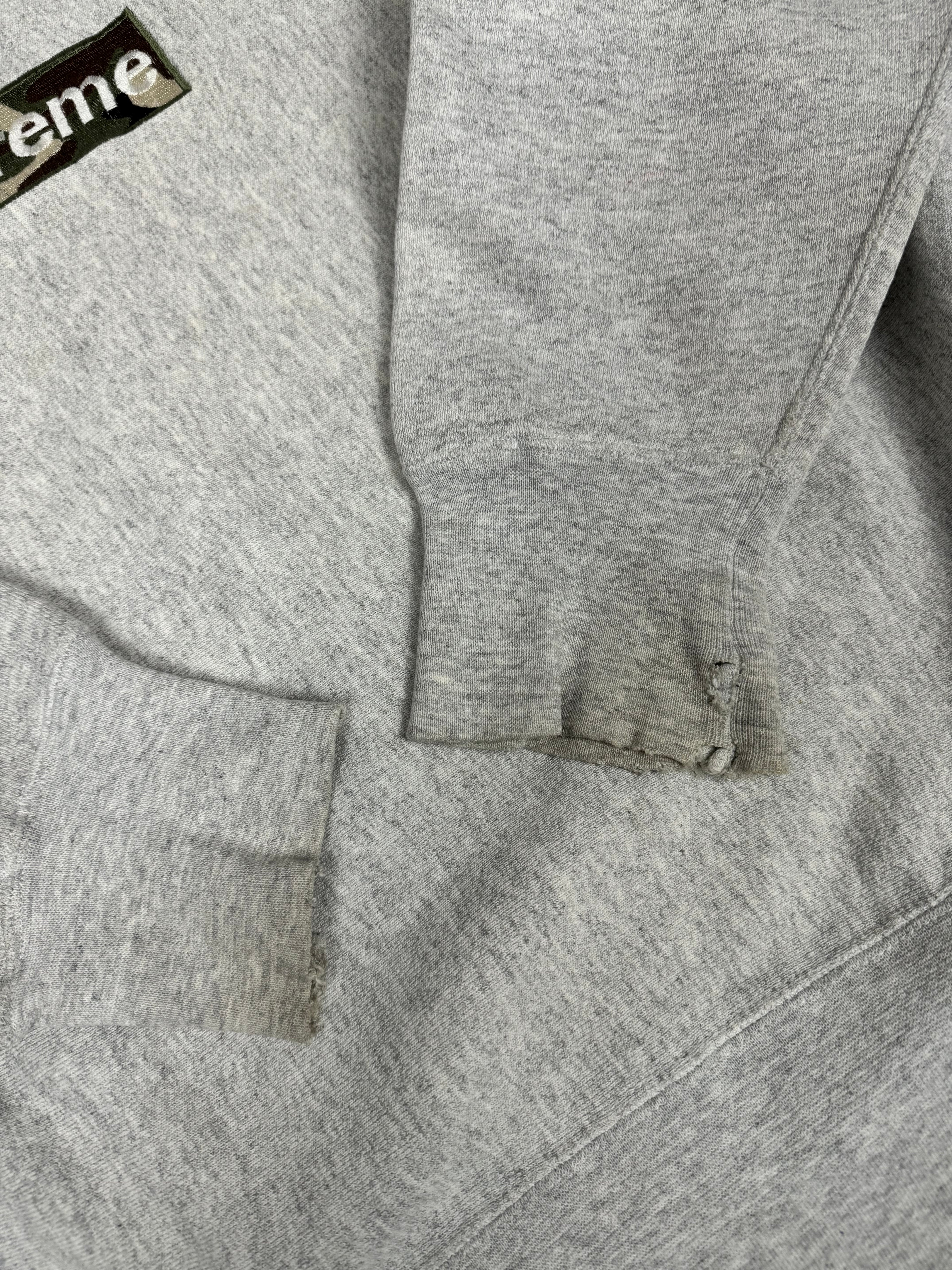 Supreme 1st Anniversary Camo Box Logo Crewneck 1995