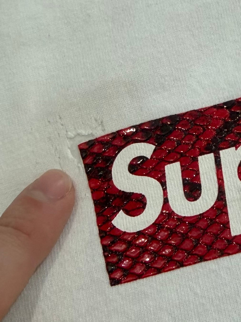 Supreme Snakeskin Box Logo Tee 2006