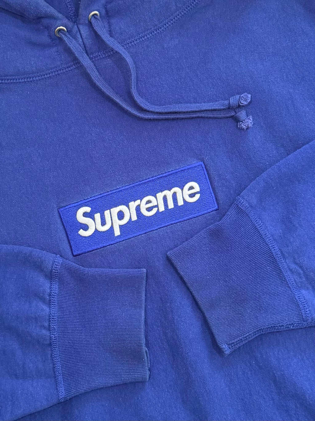 Supreme Royal Box Logo Hoodie 2008