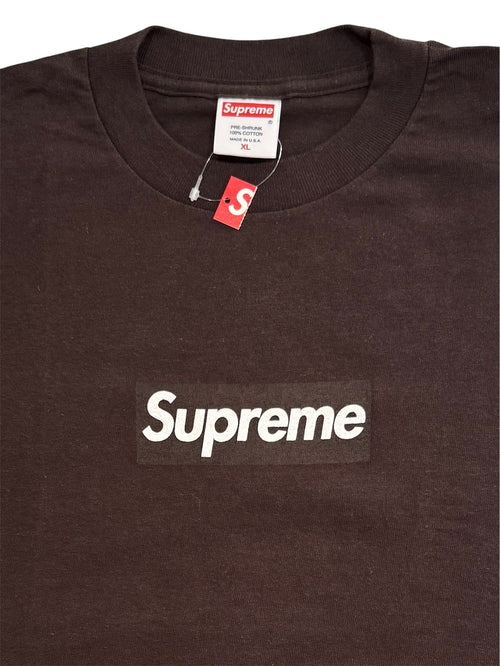Supreme Brown Tonal Box Logo Tee 2003