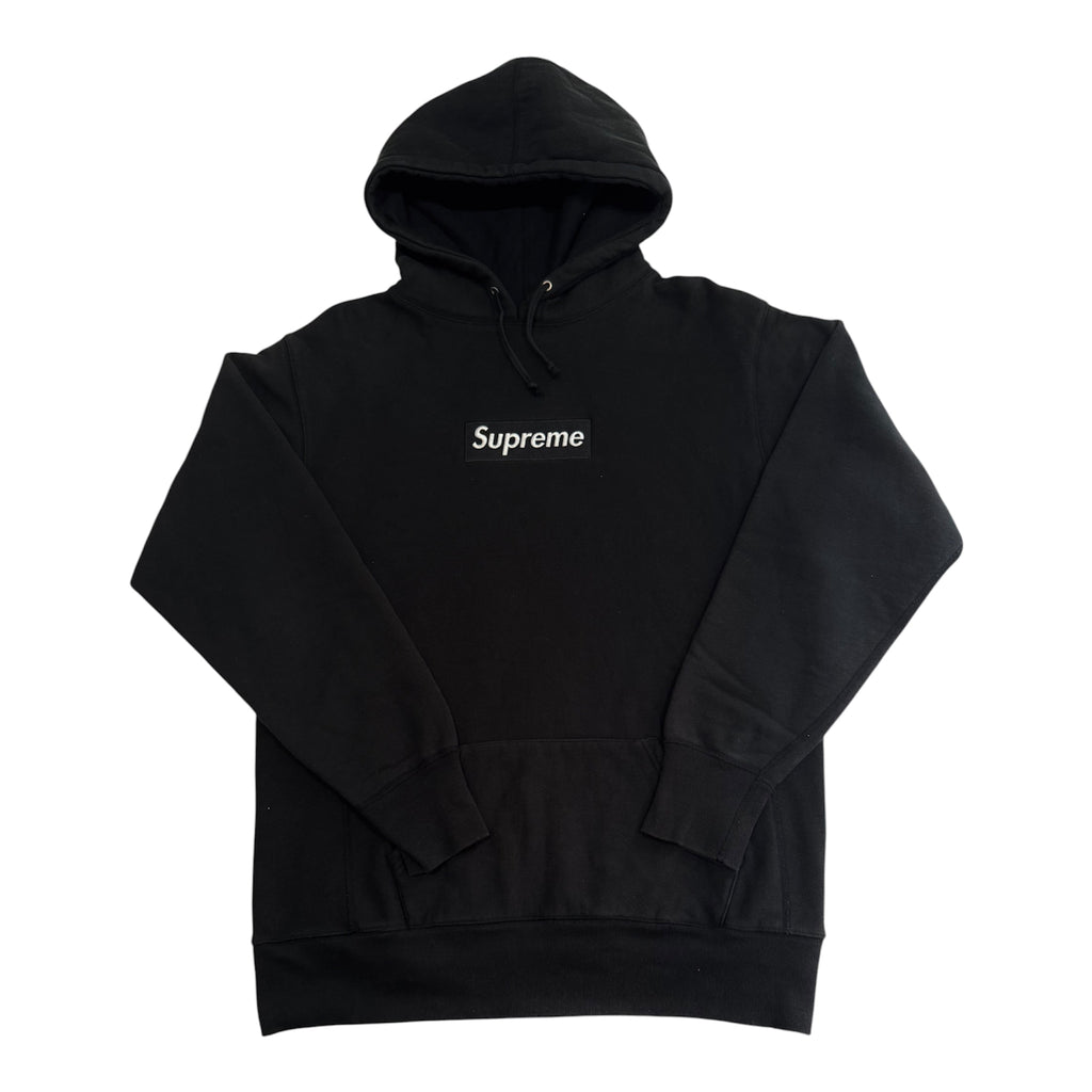 Supreme Black Box Logo Hoodie 1999
