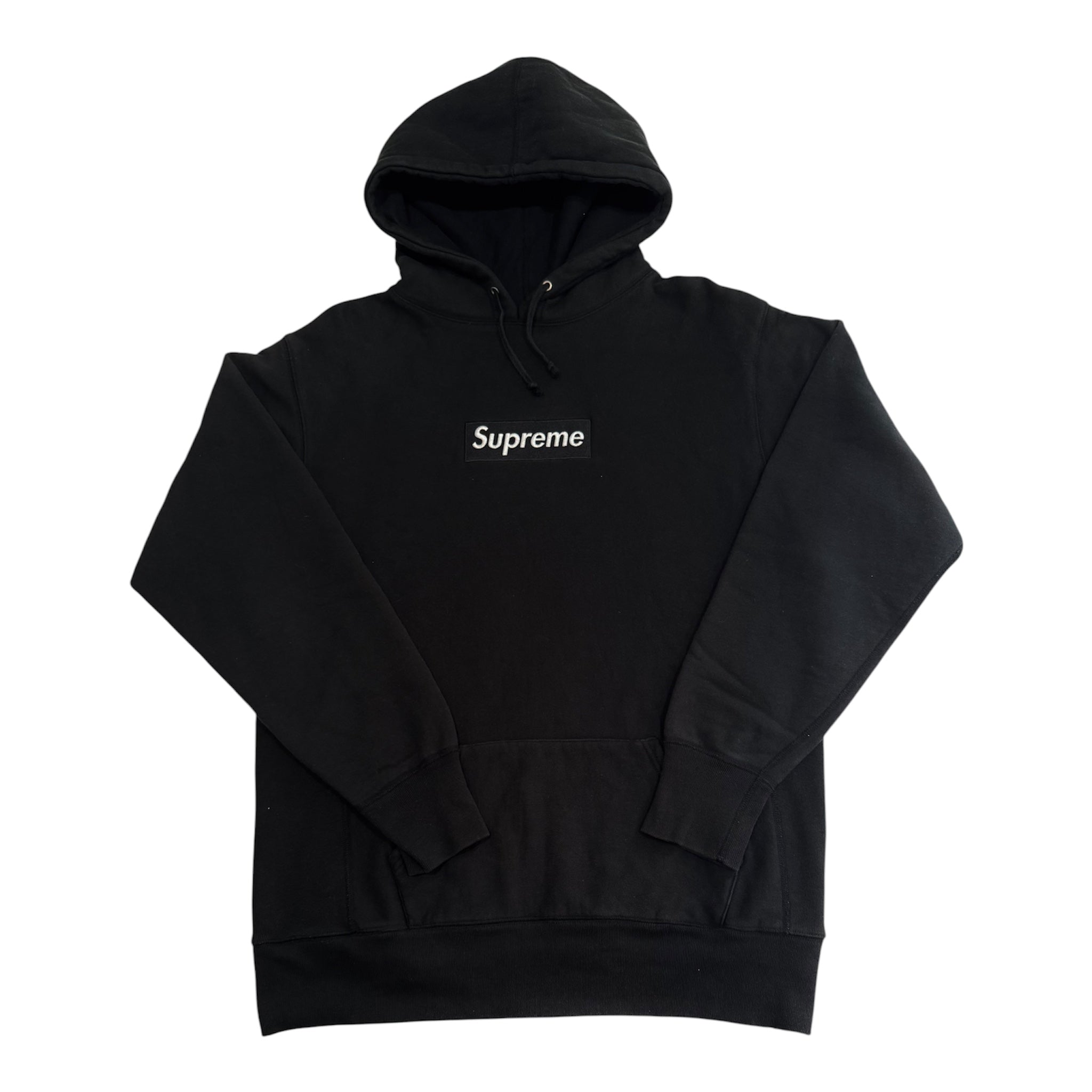Supreme Black Box Logo Hoodie 1999