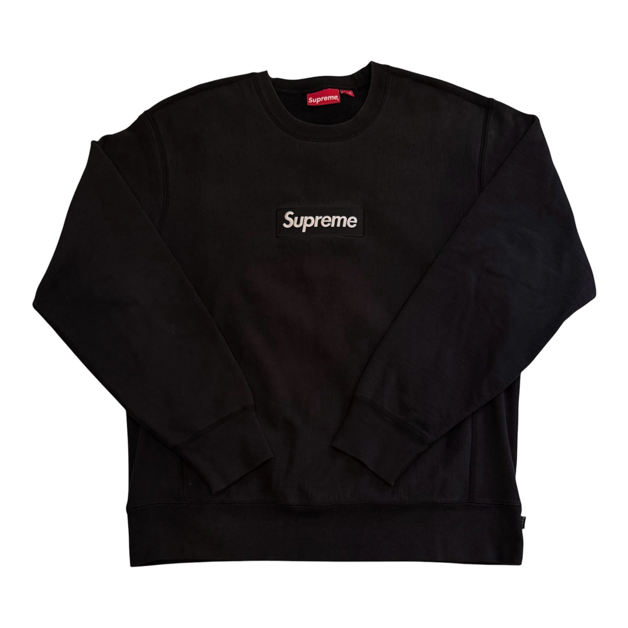 Supreme Black Box Logo Crewneck 2018
