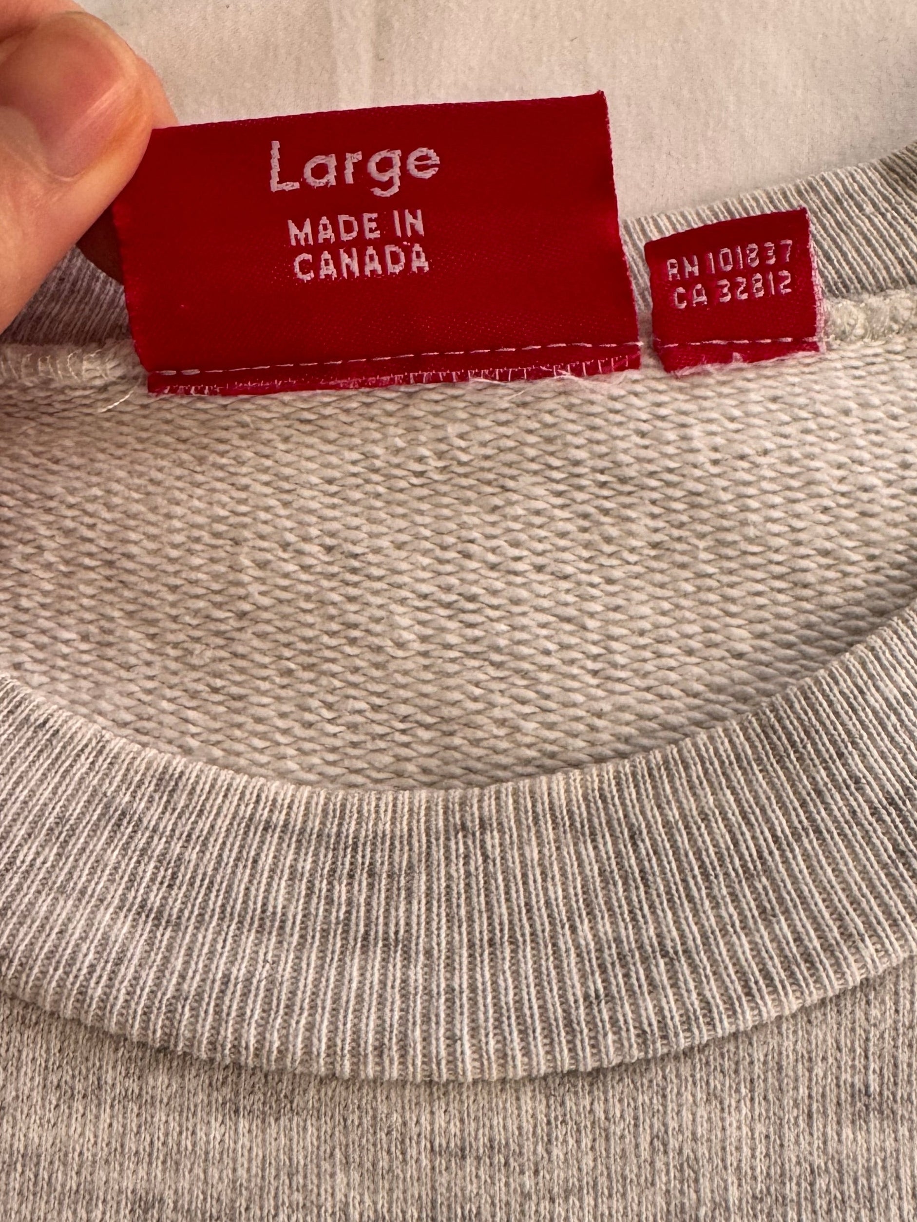 Supreme Blue/Grey Screenprint Box Logo Crewneck 2007