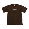 Supreme Brown Bandana Box Logo Tee 2001