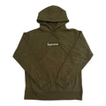 Supreme Olive Box Logo Hoodie 2011