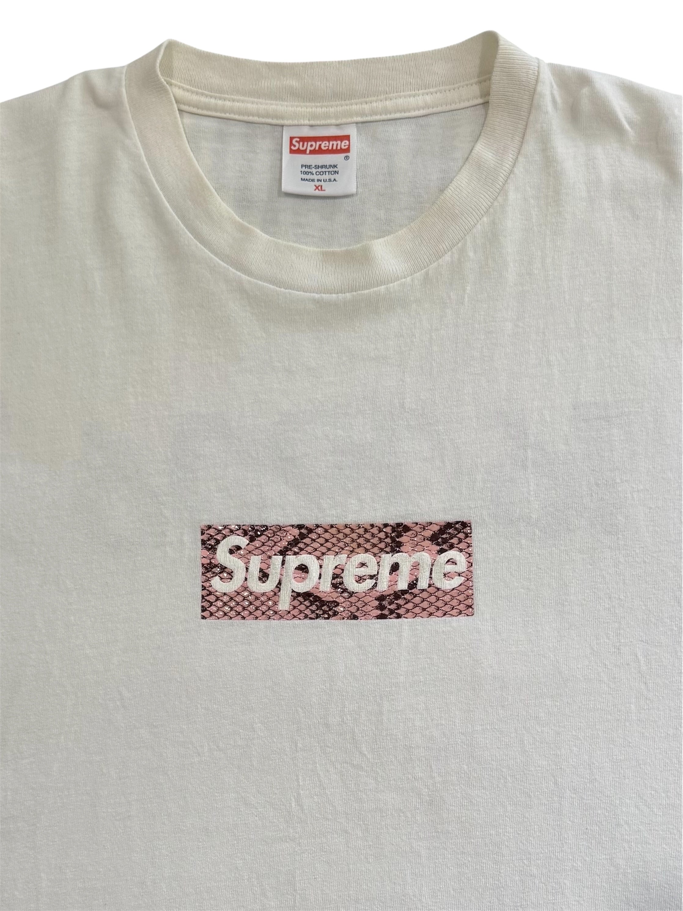 Supreme F&F Snakeskin Box Logo Tee 2006