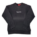 Supreme Navy Box Logo Crewneck 1999