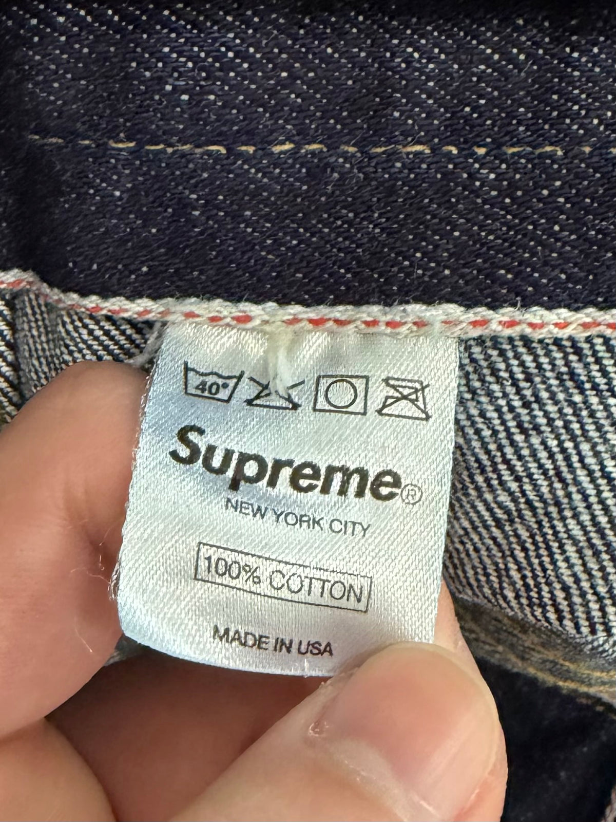 Supreme Type 3 Selvedge Denim Jacket 2005