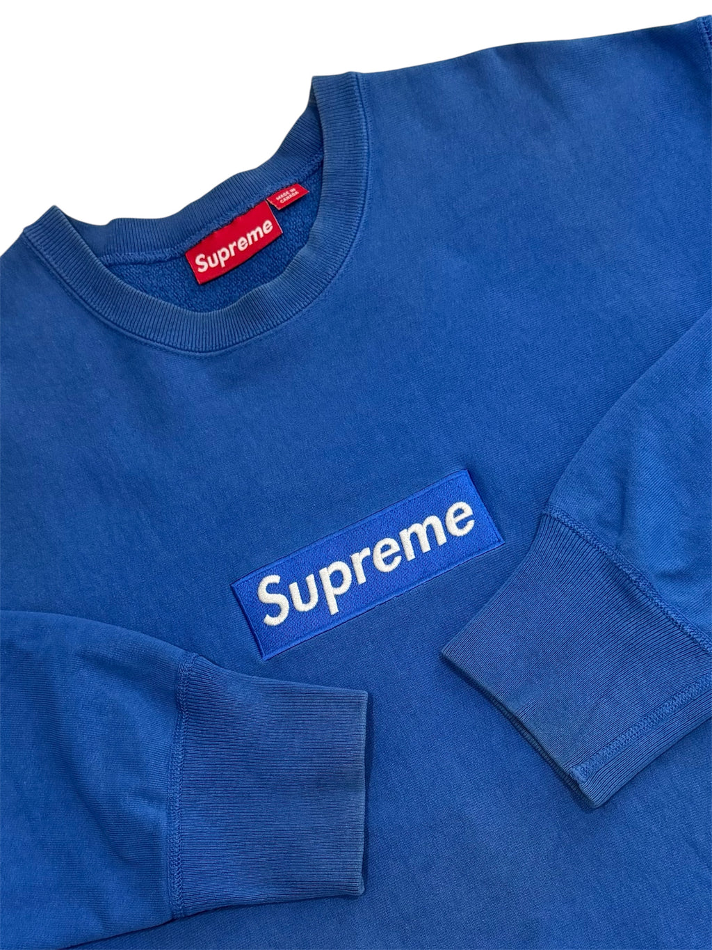 Supreme Royal Box Logo Crewneck 2002