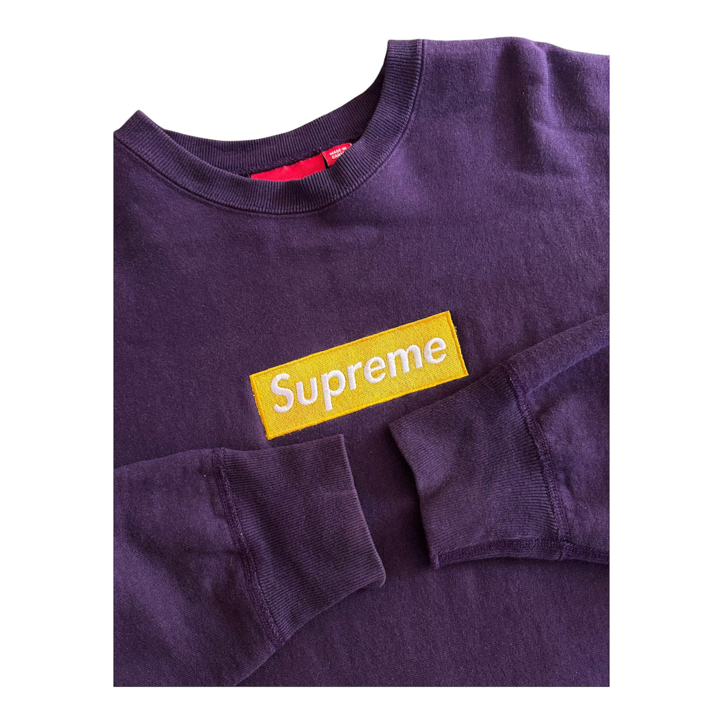 Supreme “Lakers” Box Logo Crewneck 1999