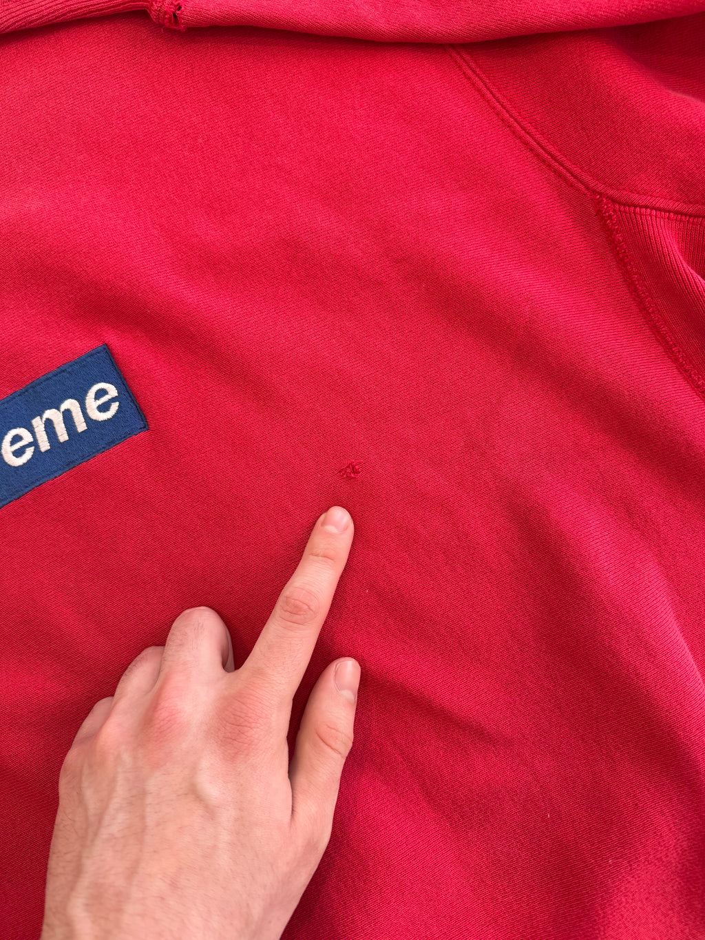 Supreme 1994 Navy/Red Box Logo Crewneck