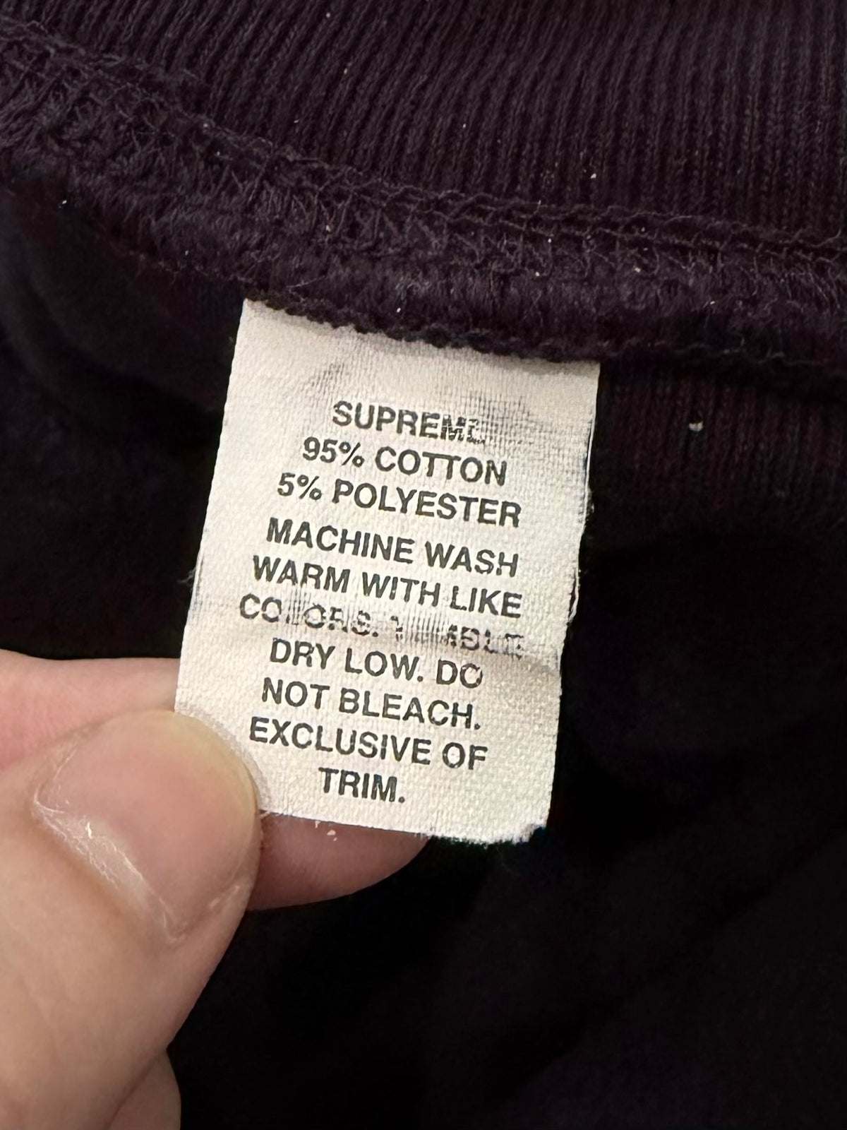 Supreme Navy Box Logo Crewneck 2003