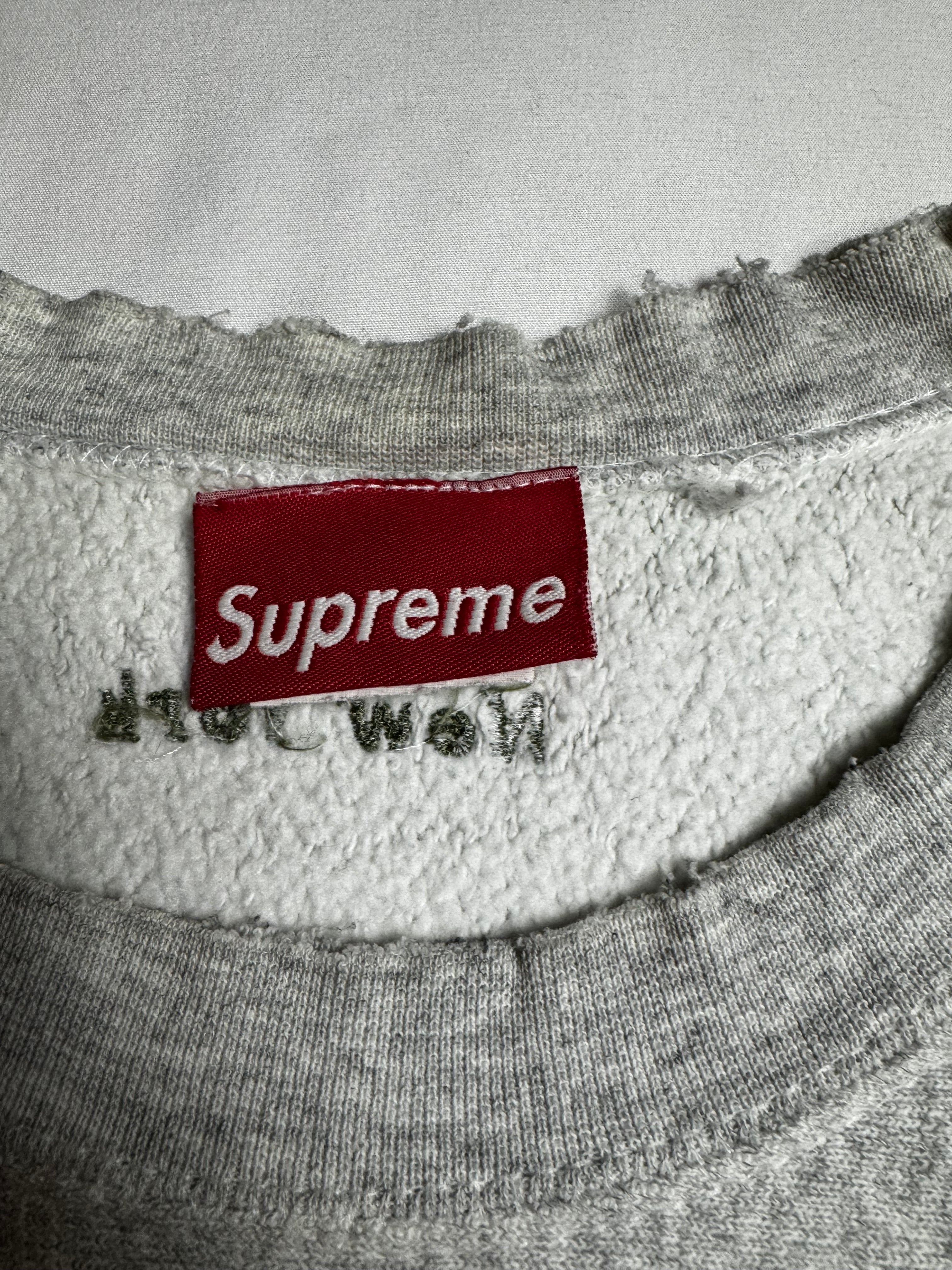 Supreme 1st Anniversary Camo Box Logo Crewneck 1995