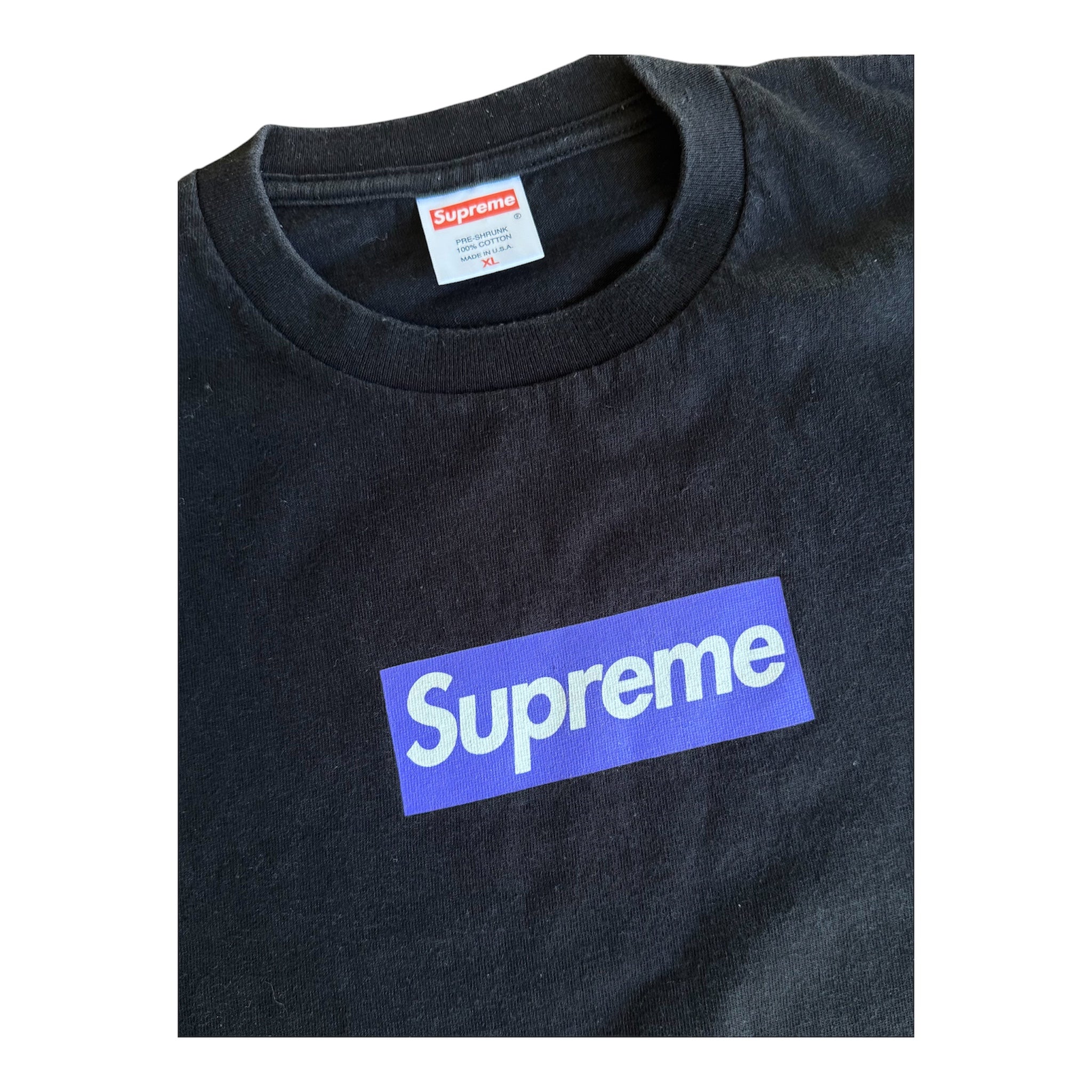 Supreme Purple/Black Box Logo Tee 2006