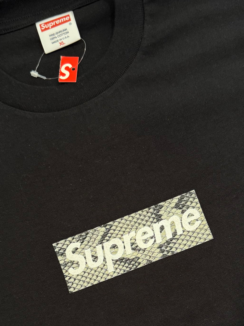 Supreme Snakeskin Box Logo Tee 2006