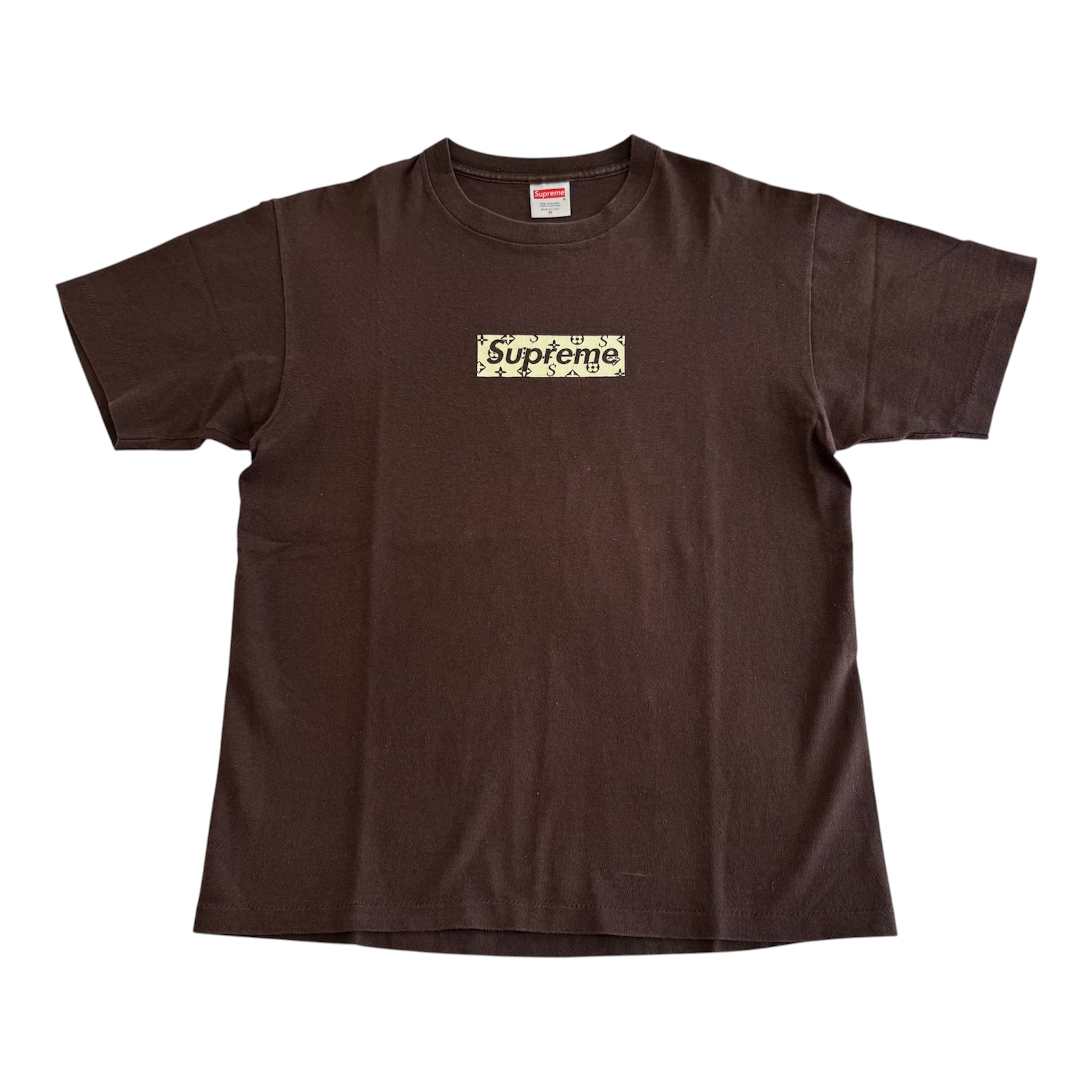Supreme Monogram Box Logo Tee Brown 2000
