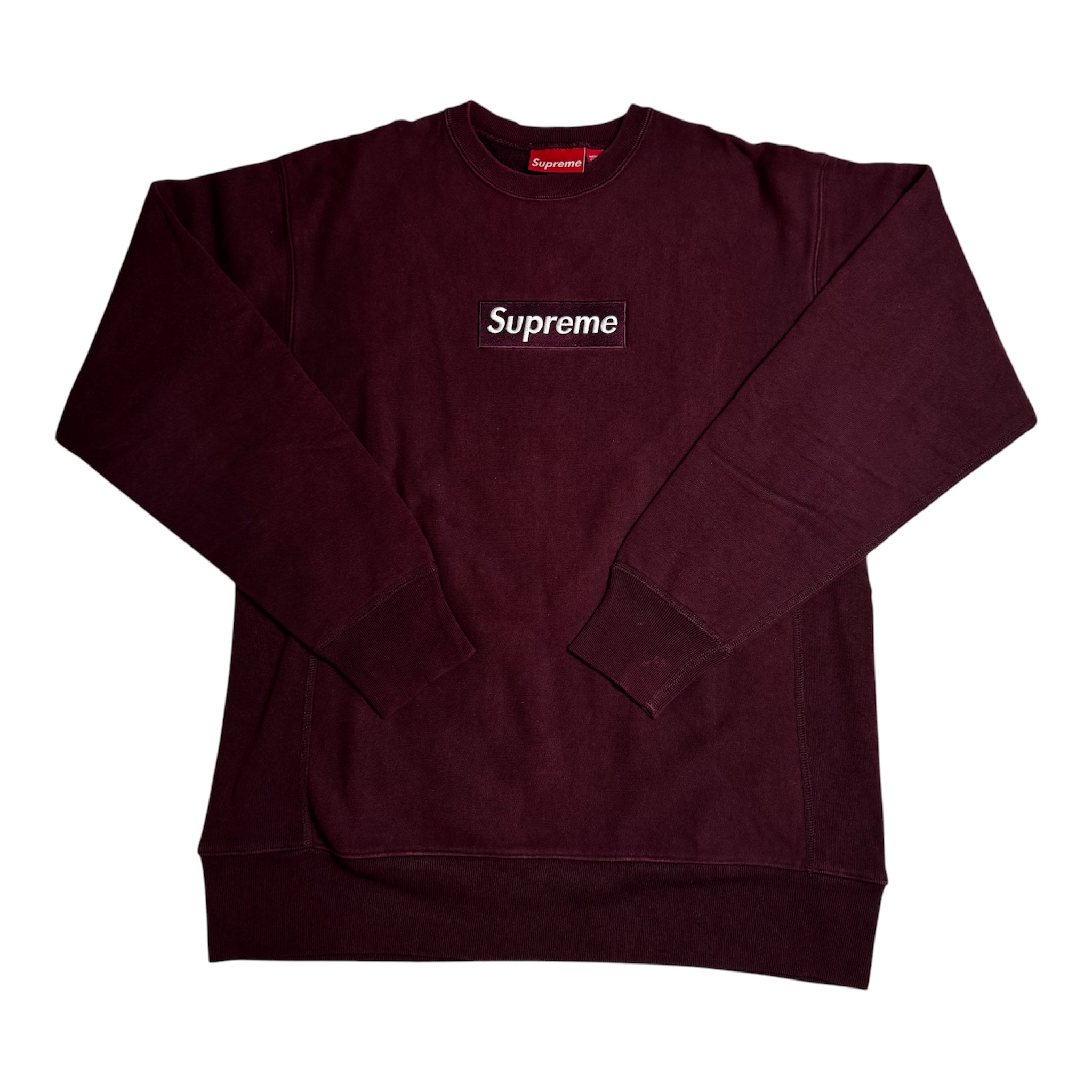 Supreme Wine Box Logo Crewneck 1999