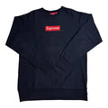 Supreme Red/Navy Box Logo Crewneck 2000