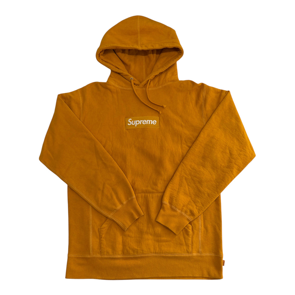 Supreme Mustard Box Logo Hoodie 2011