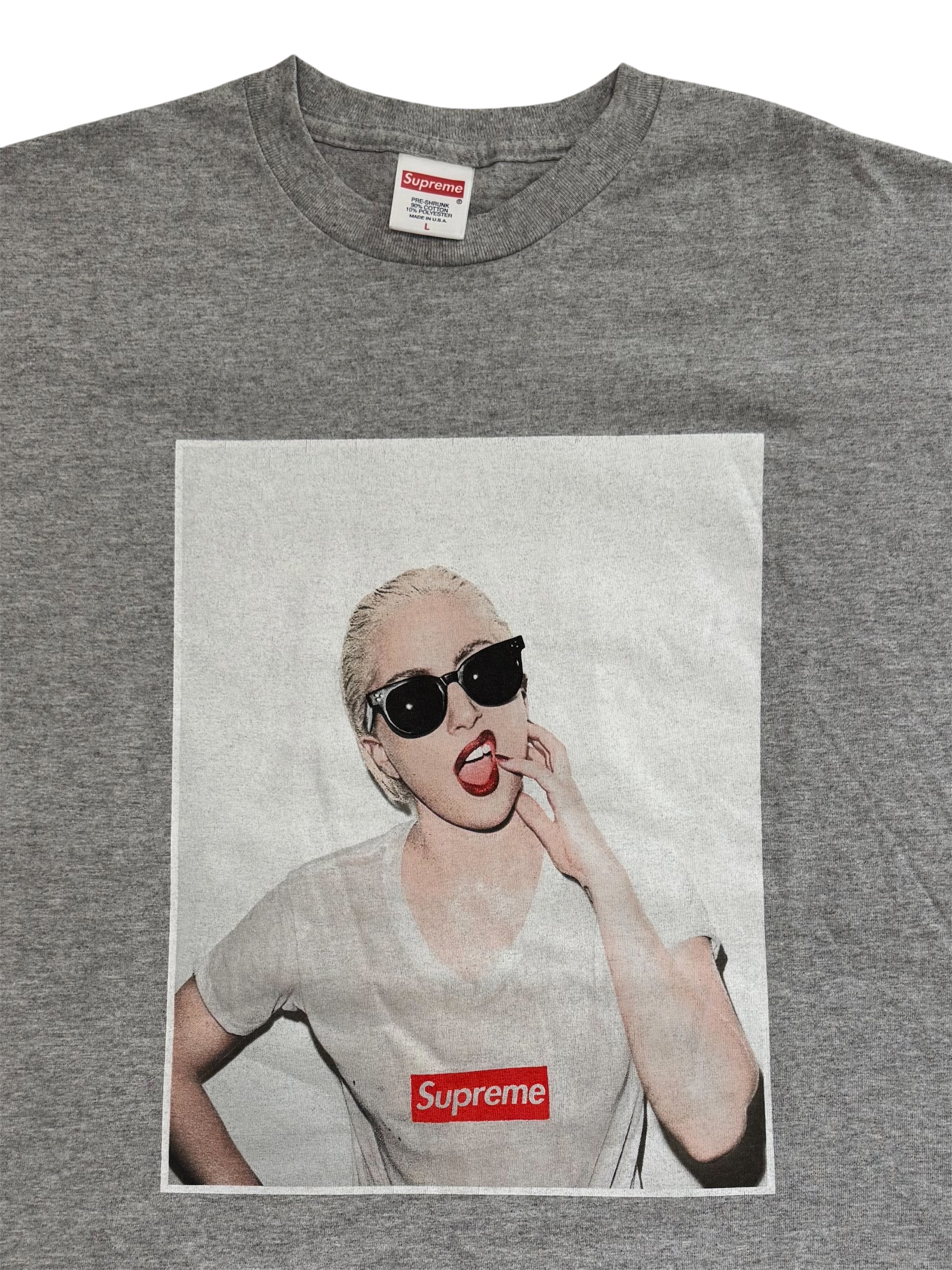 Supreme Lady Gaga Sample Photo Tee 2011