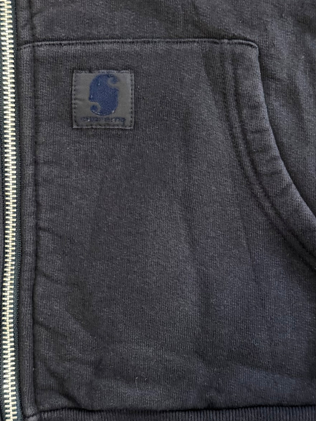 Supreme Carhartt Logo Rip Thermal Zip 2001