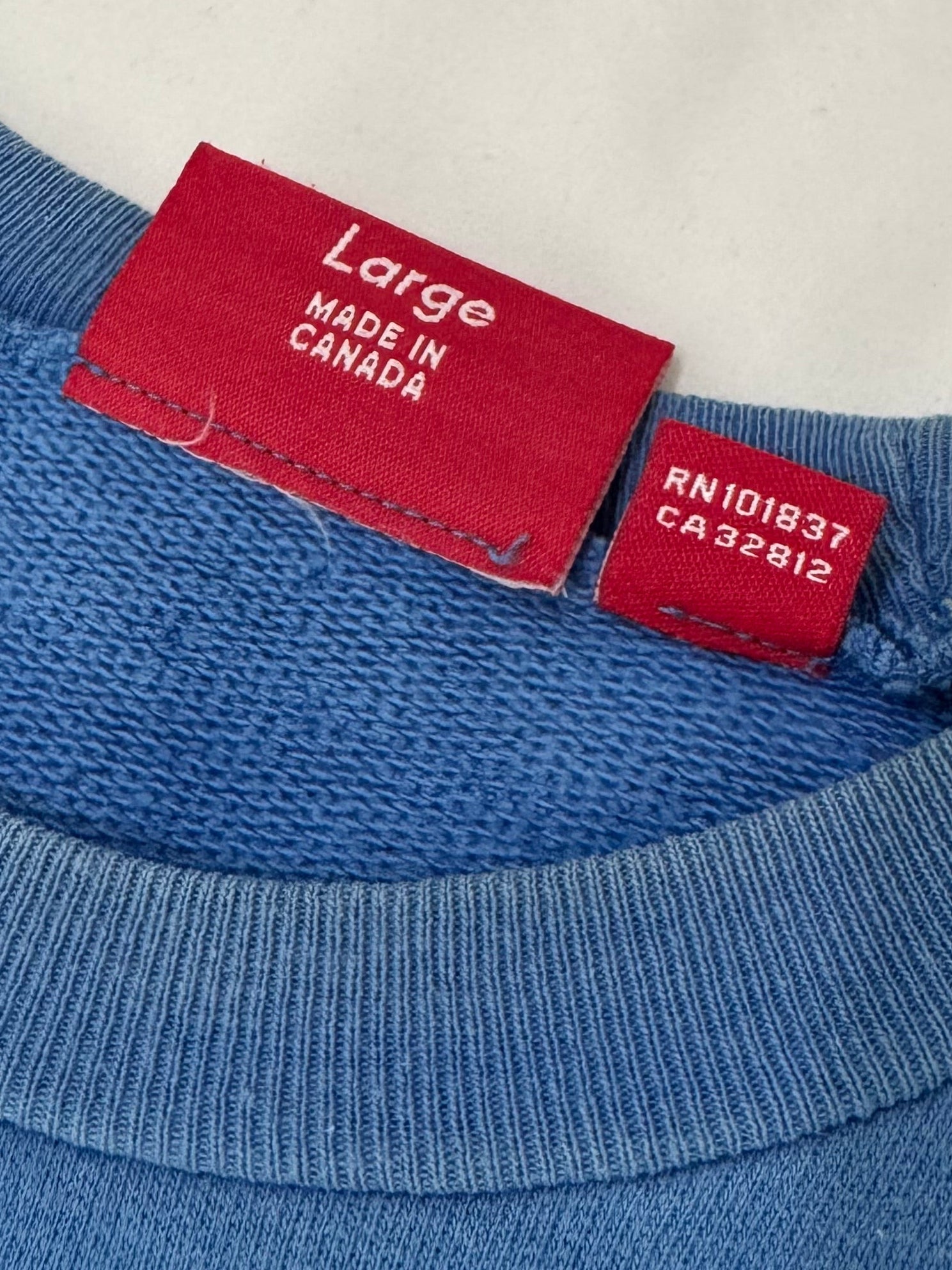 Supreme Orange/Blue Screenprint Box Logo Crewneck 2007