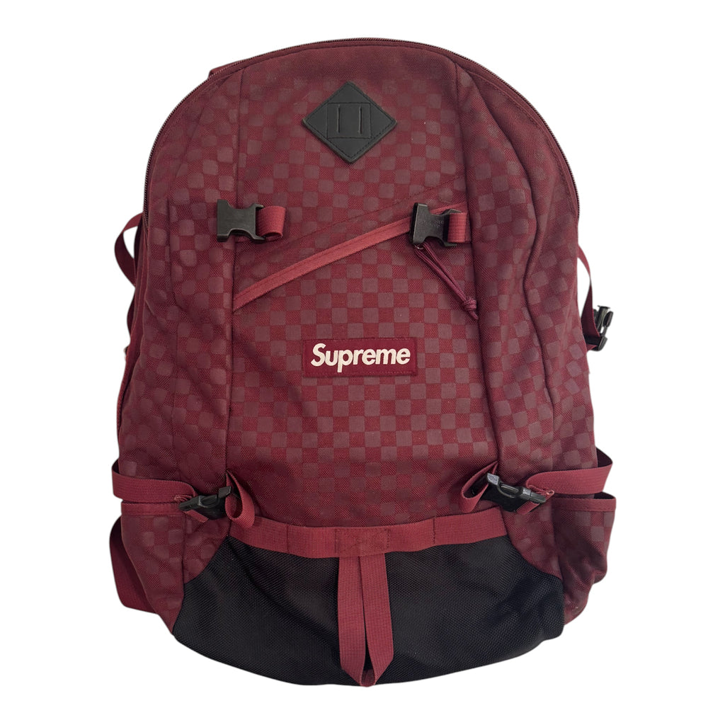 Supreme Damier Backpack Maroon 2011