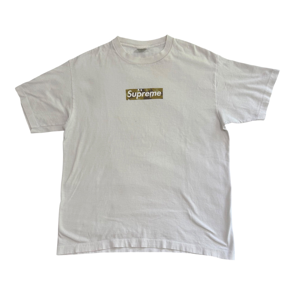 Supreme Bape Desert Camo Box Logo Tee 2000