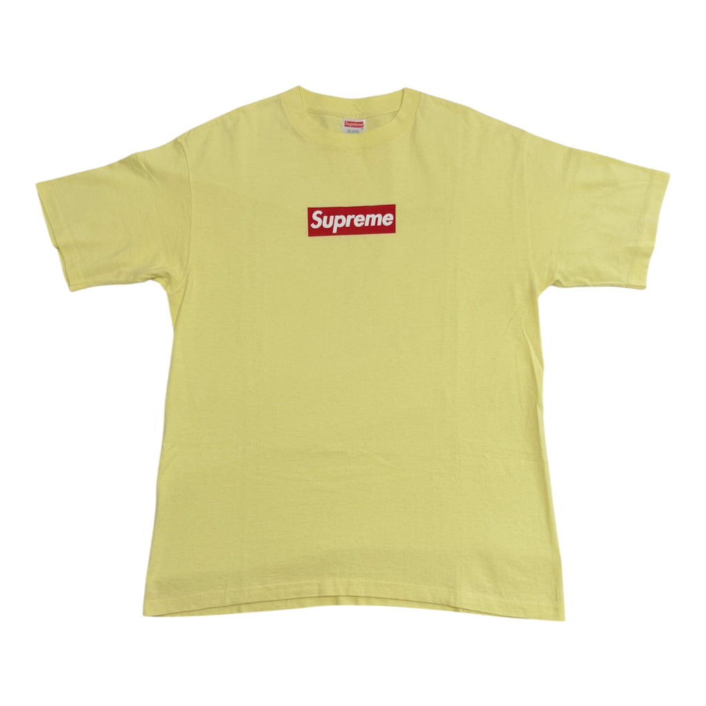 Supreme Red on Yellow Box Logo Tee 1999