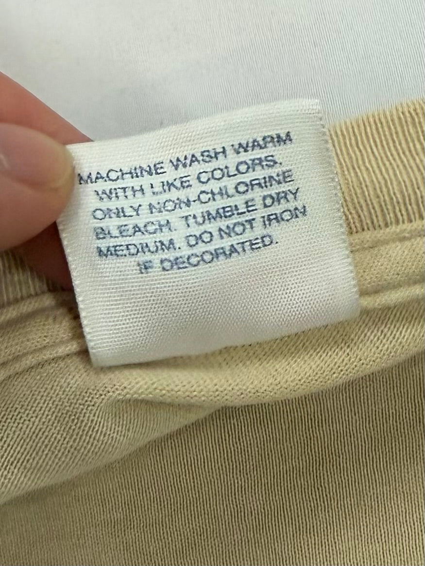 Supreme Tan Box Logo Tee 2003