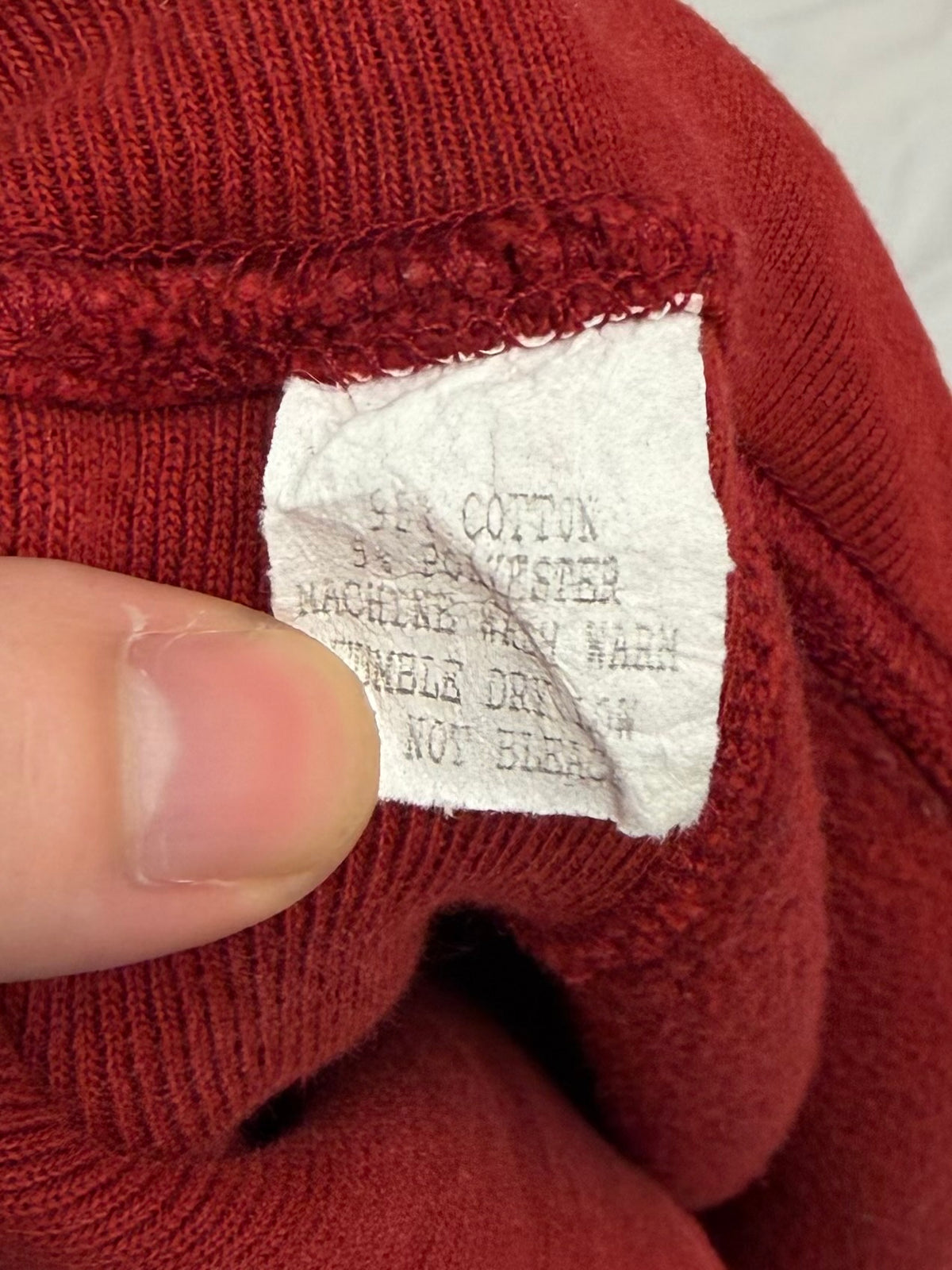 Supreme Burgundy Box Logo Crewneck 2003
