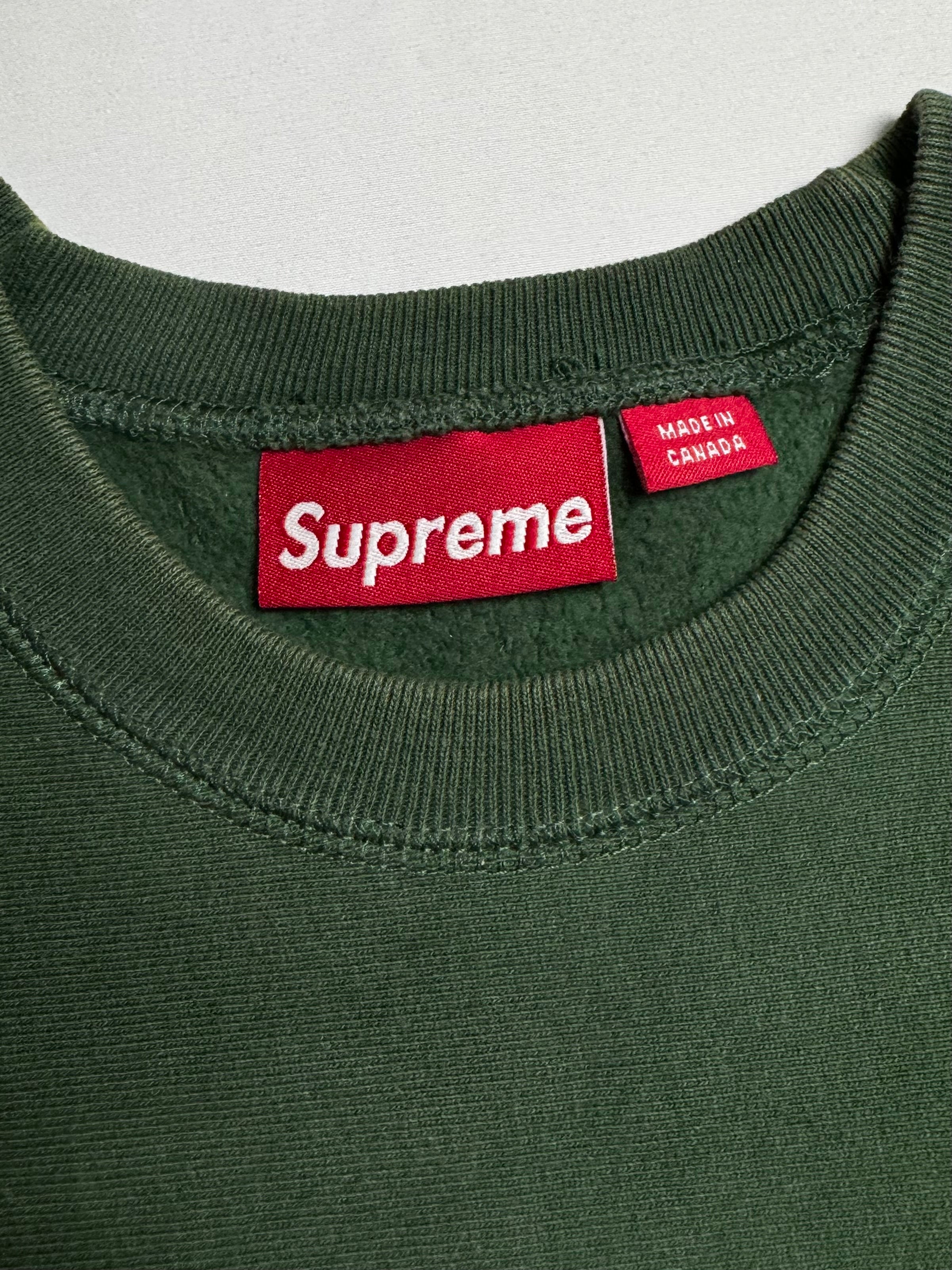 Supreme Forest Green Box Logo Crewneck 2003