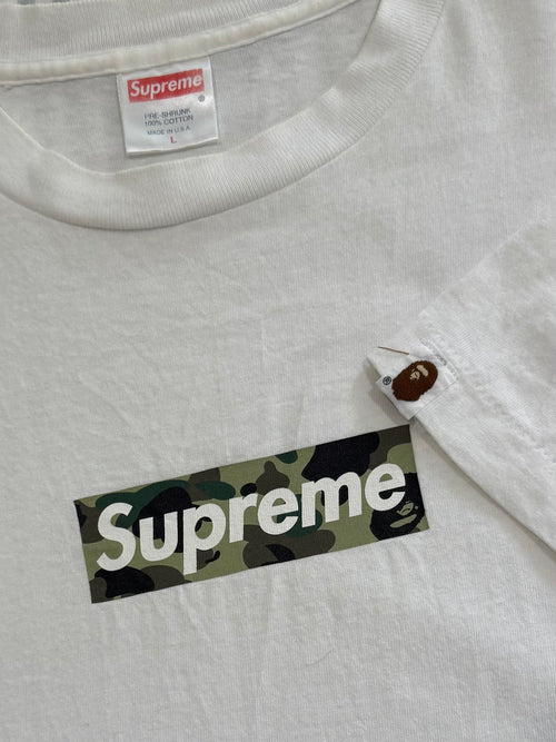 Supreme Bape Box Logo Tee 2000