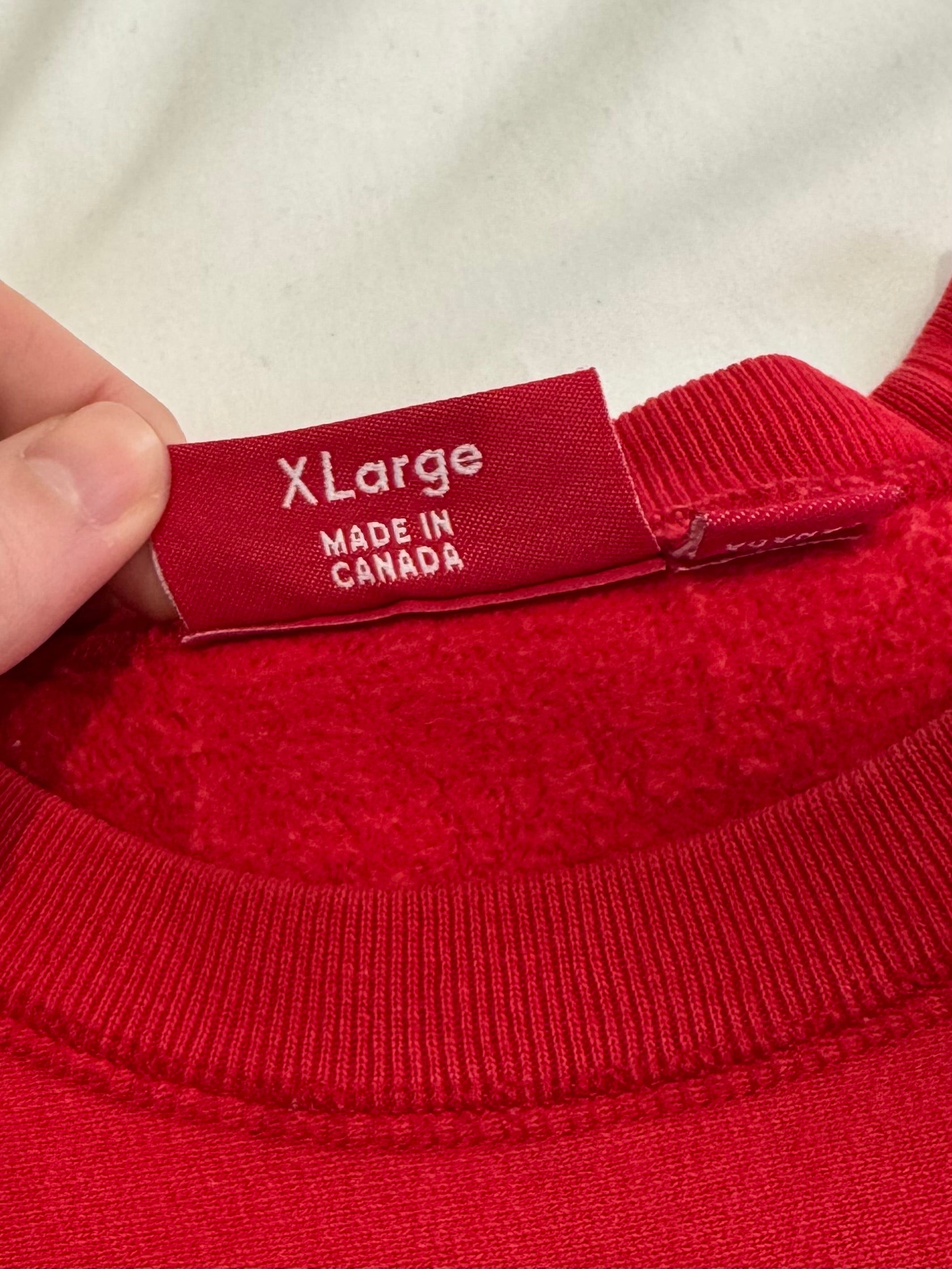 Supreme Red Box Logo Crewneck 2004
