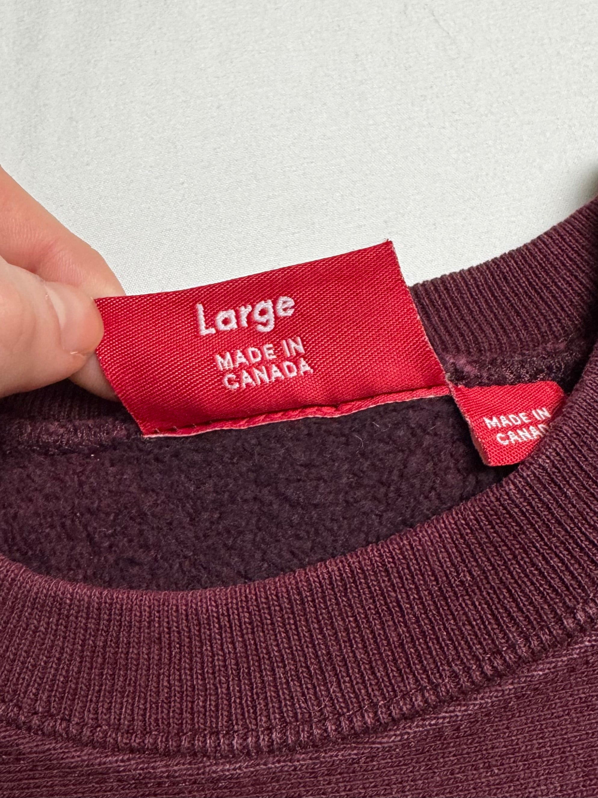 Supreme Wine Box Logo Crewneck 1999