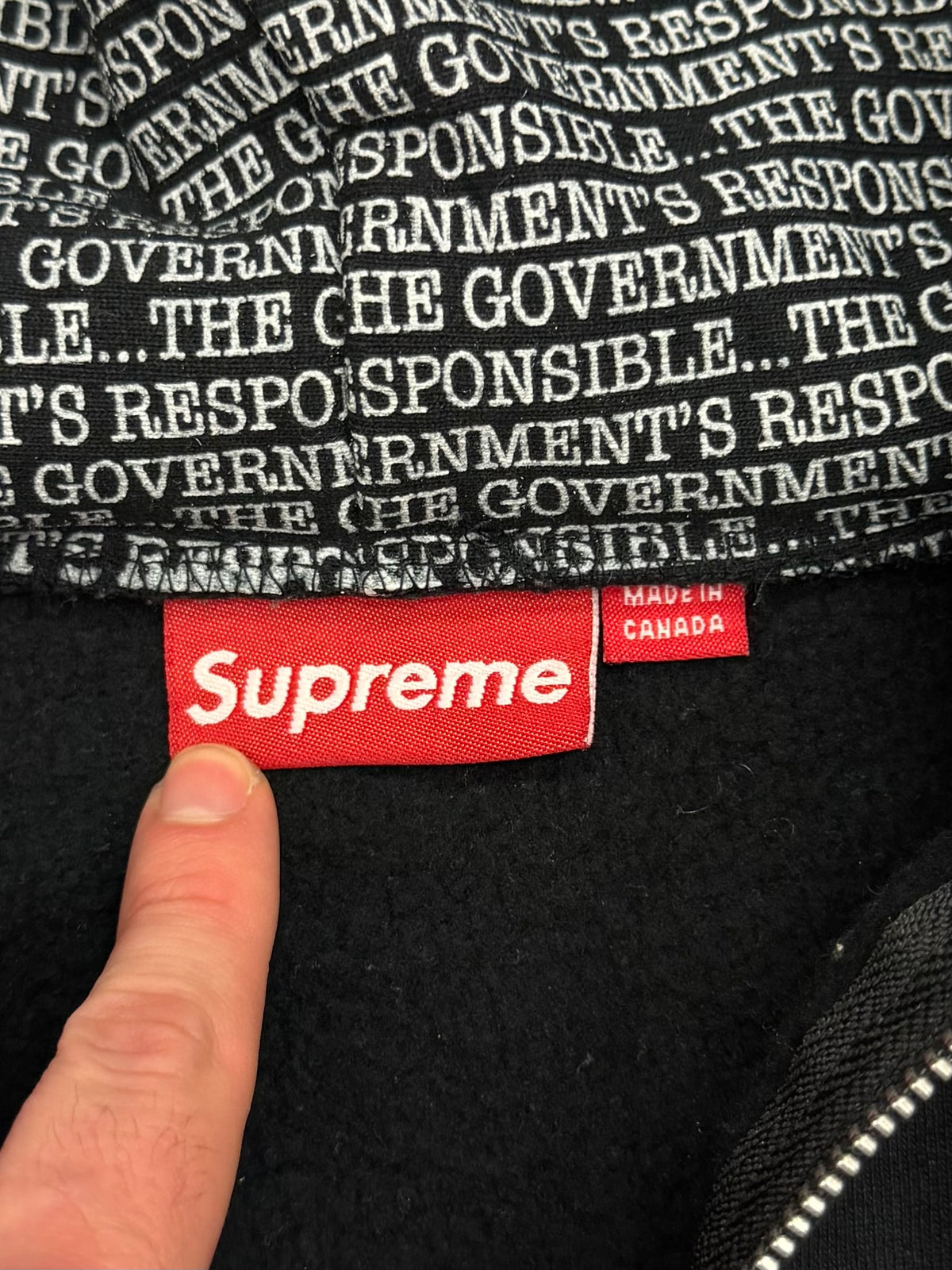 Supreme Public Enemy Zip Up Hoodie 2006