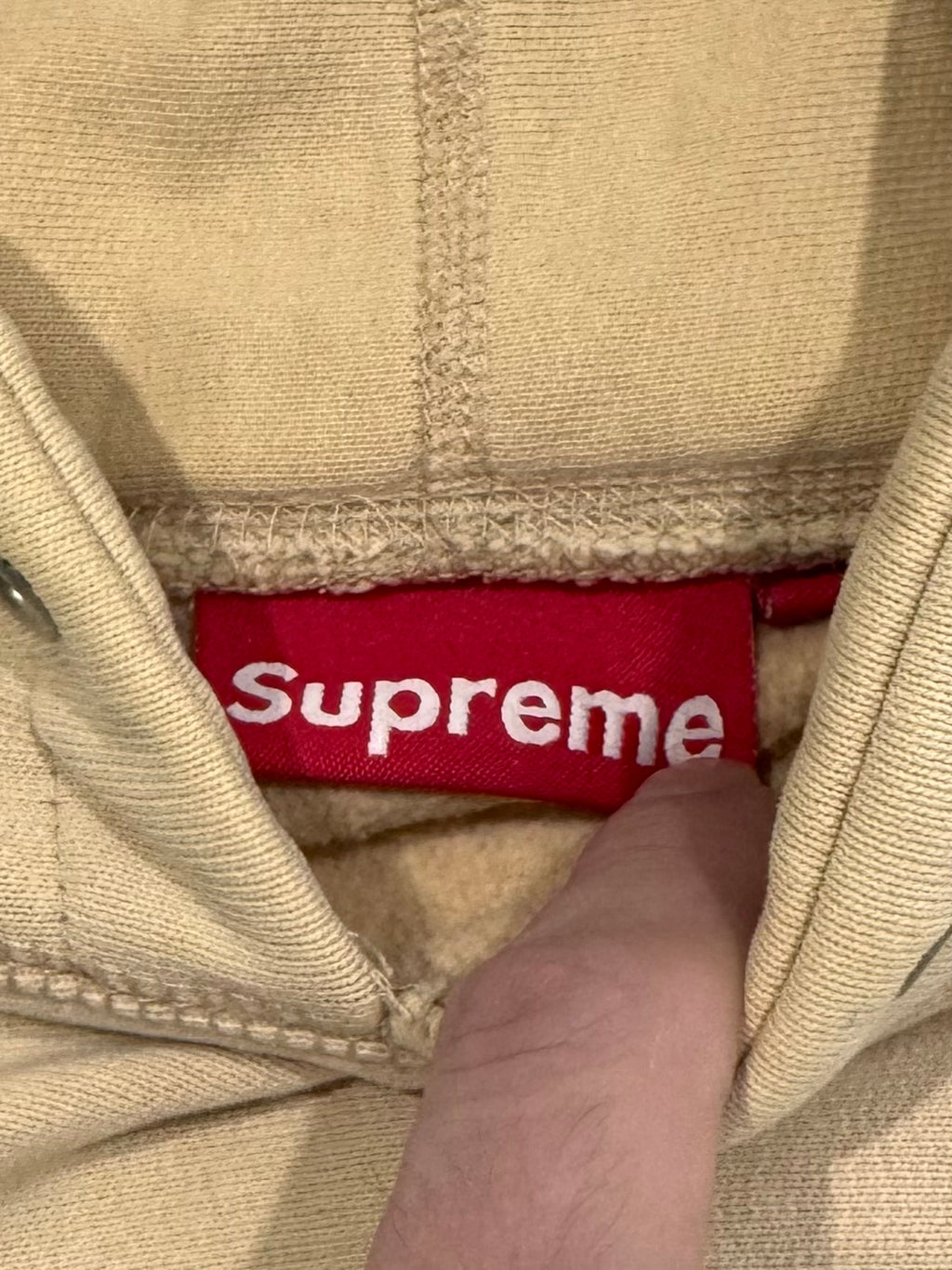 Supreme Sand Box Logo Hoodie 2003