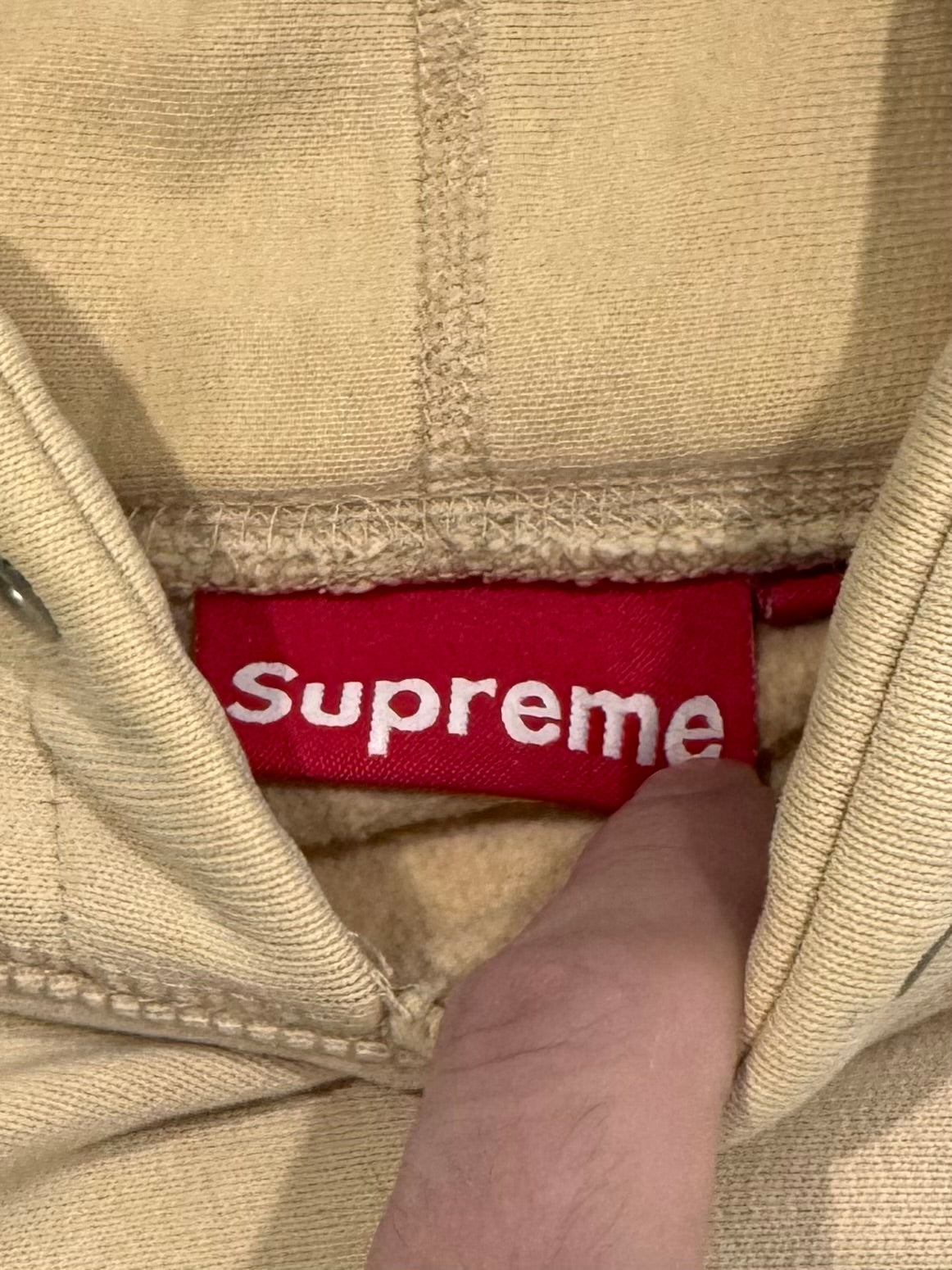 Supreme Sand Box Logo Hoodie 2003