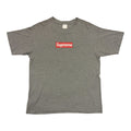 Supreme Red on Grey Box Logo Tee 1999