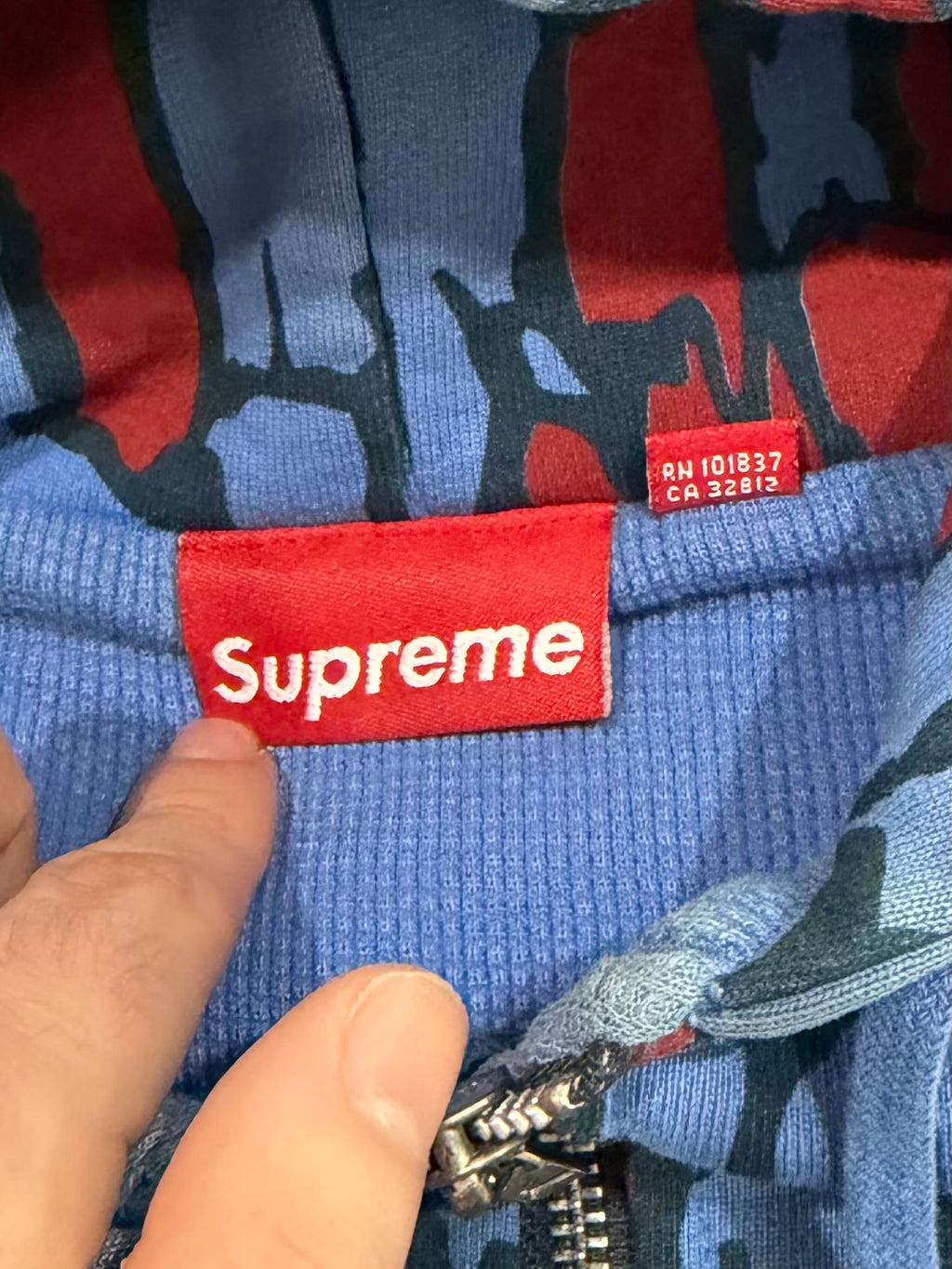 Supreme Cold World Thermal Zip Up 2006