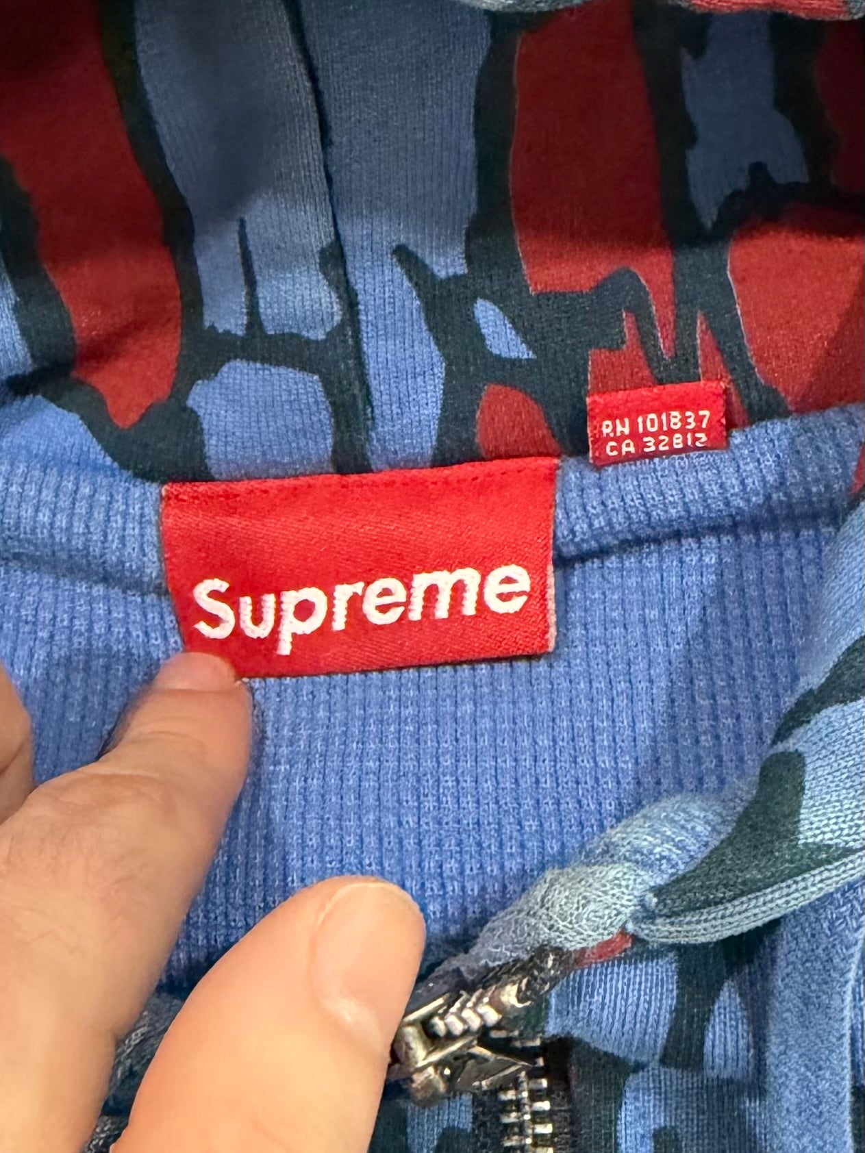Supreme Cold World Thermal Zip Up 2006